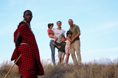 The Makasa Family with their children